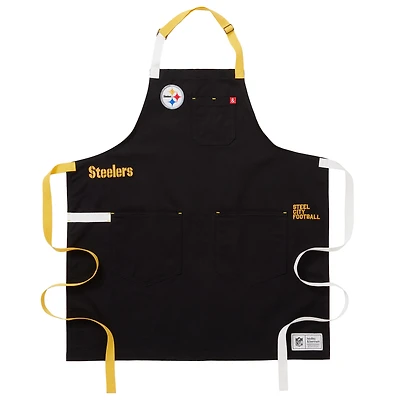 Hedley & Bennett Black Pittsburgh Steelers The Essential Apron