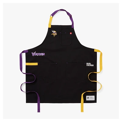 Hedley & Bennett Black Minnesota Vikings The Essential Apron