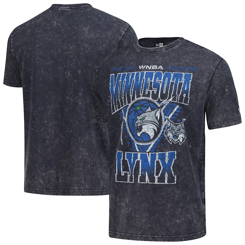 Men's New Era Navy Minnesota Lynx Boxy Sport Classics Vintage Wash T-Shirt
