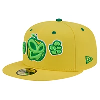 Men's New Era Yellow Fort Wayne TinCaps Copa de la Diversión 59FIFTY Fitted Hat