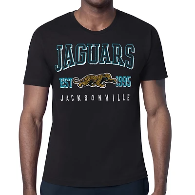 Men's Starter  Black Jacksonville Jaguars Retro Team Logo T-Shirt