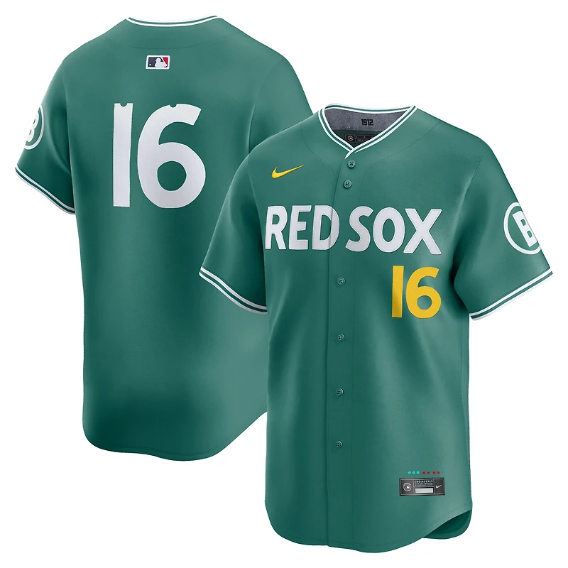 Men's Nike Jarren Duran Green Boston Red Sox 2025 City Connect Limited Player Jersey