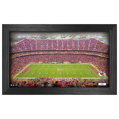 Highland Mint Kansas City Chiefs 12" x 20" 2024 Signature Gridiron Panoramic Framed Photo