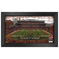 Highland Mint Cincinnati Bengals 12" x 20" 2024 Signature Gridiron Panoramic Framed Photo