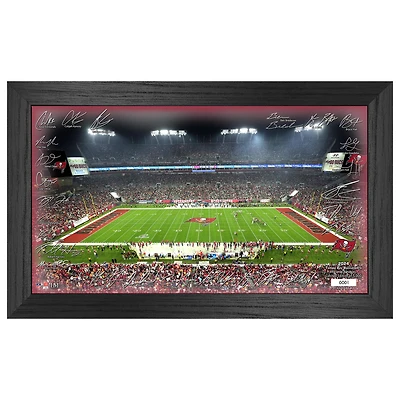 Highland Mint Tampa Bay Buccaneers 12" x 20" 2024 Signature Gridiron Panoramic Framed Photo