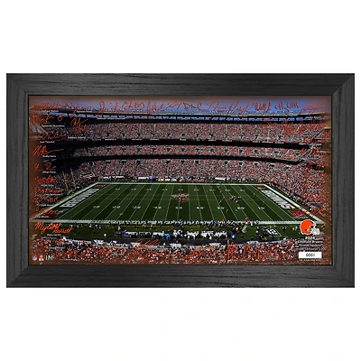 Highland Mint Cleveland Browns 12" x 20" 2024 Signature Gridiron Panoramic Framed Photo