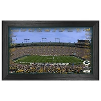 Highland Mint Green Bay Packers 12" x 20" 2024 Signature Gridiron Panoramic Framed Photo