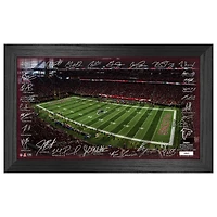 Highland Mint Atlanta Falcons 12" x 20" 2024 Signature Gridiron Panoramic Framed Photo