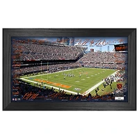 Highland Mint Chicago Bears 12" x 20" 2024 Signature Gridiron Panoramic Framed Photo