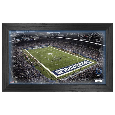Highland Mint Indianapolis Colts 12" x 20" 2024 Signature Gridiron Panoramic Framed Photo