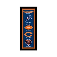 Chicago Bears 8" x 26" Heritage Framed Wall Art