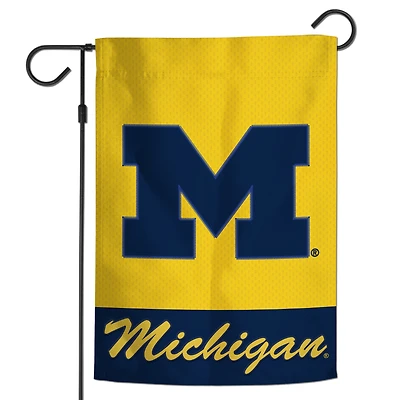 WinCraft Michigan Wolverines 12" x 18" Applique Garden Flag