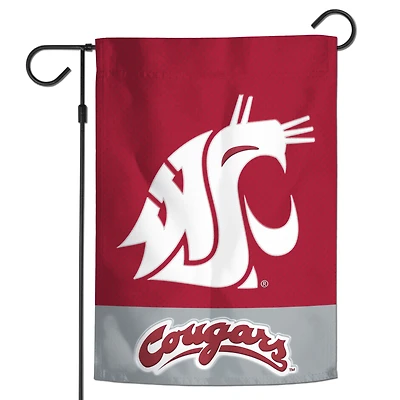 WinCraft Washington State Cougars 12" x 18" Applique Garden Flag