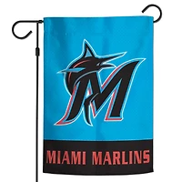 WinCraft Miami Marlins 12" x 18" Applique Garden Flag