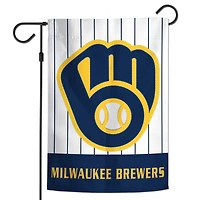 WinCraft Milwaukee Brewers 12" x 18" Applique Garden Flag