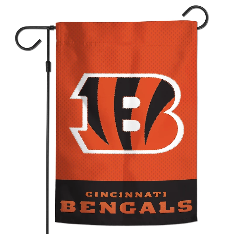 WinCraft Cincinnati Bengals 12" x 18" Applique Garden Flag