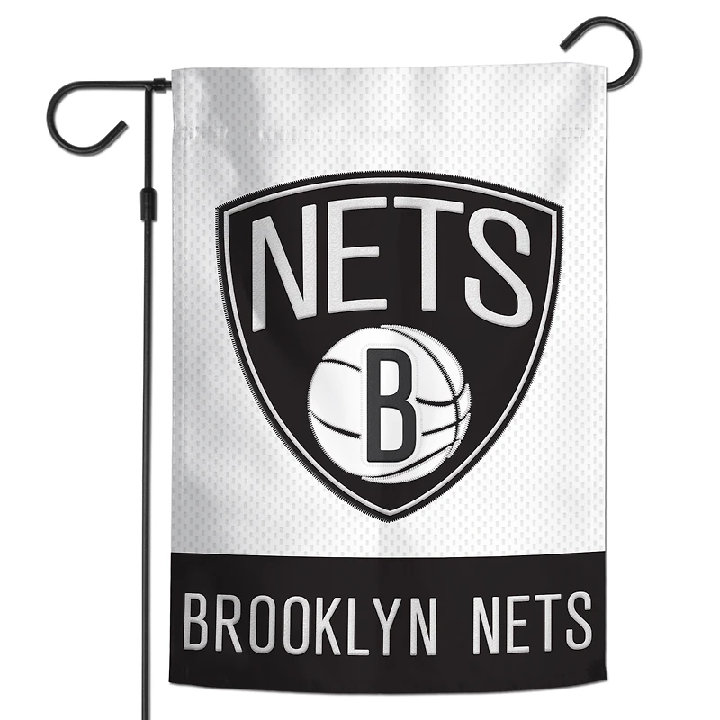 WinCraft Brooklyn Nets 12" x 18" Applique Garden Flag