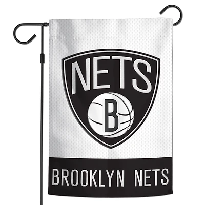 WinCraft Brooklyn Nets 12" x 18" Applique Garden Flag