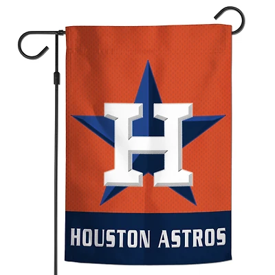 WinCraft Houston Astros 12" x 18" Applique Garden Flag