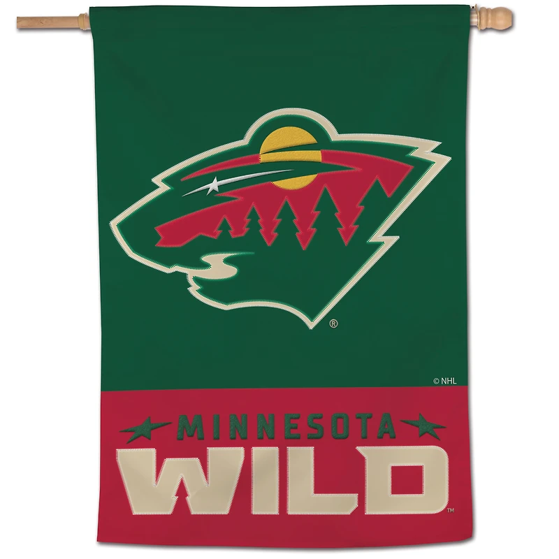 WinCraft Minnesota Wild 28" x 40" Applique Vertical Banner