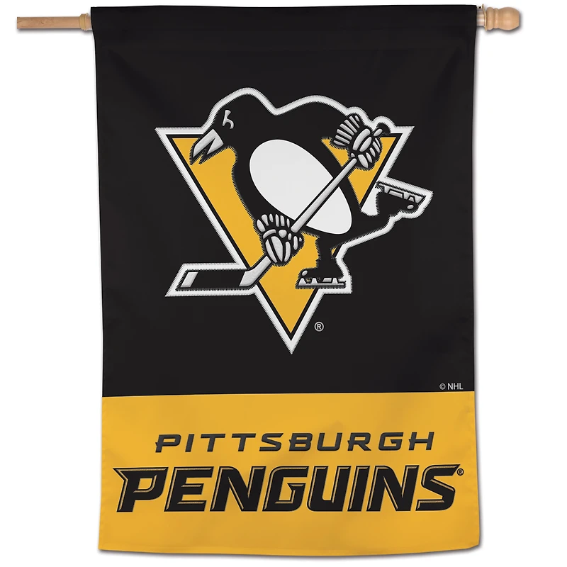 WinCraft Pittsburgh Penguins 28" x 40" Applique Vertical Banner