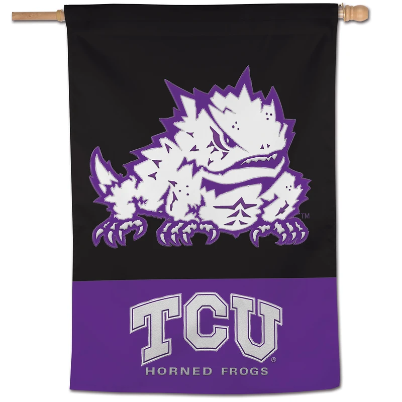 WinCraft TCU Horned Frogs 28" x 40" Applique Vertical Banner