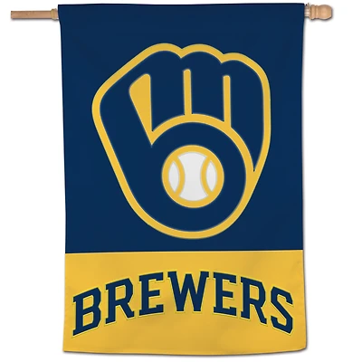 WinCraft Milwaukee Brewers 28" x 40" Applique Vertical Banner