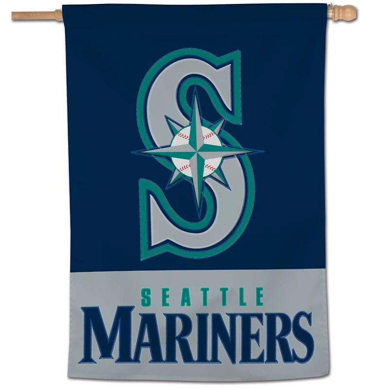 WinCraft Seattle Mariners 28" x 40" Applique Vertical Banner