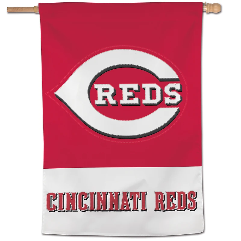 WinCraft Cincinnati Reds 28" x 40" Applique Vertical Banner