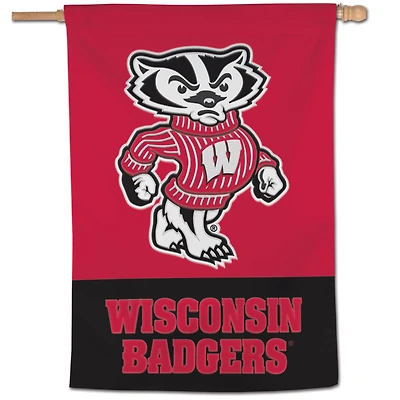 WinCraft Wisconsin Badgers 28" x 40" Applique Vertical Banner