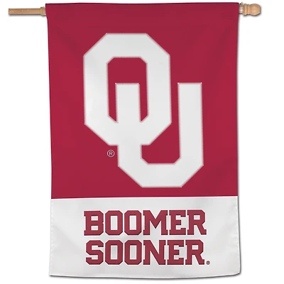 WinCraft Oklahoma Sooners 28" x 40" Applique Vertical Banner