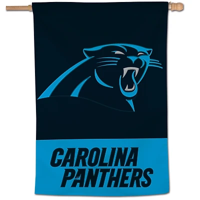 WinCraft Carolina Panthers 28" x 40" Applique Vertical Banner