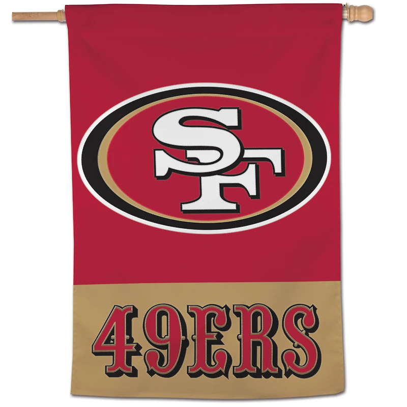 WinCraft San Francisco 49ers 28" x 40" Applique Vertical Banner