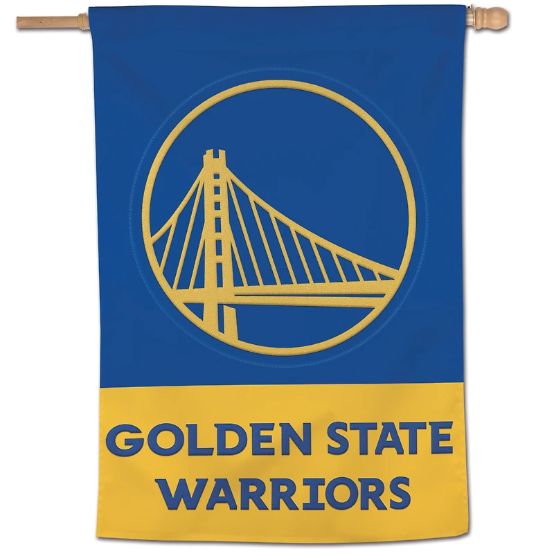 WinCraft Golden State Warriors 28" x 40" Applique Vertical Banner