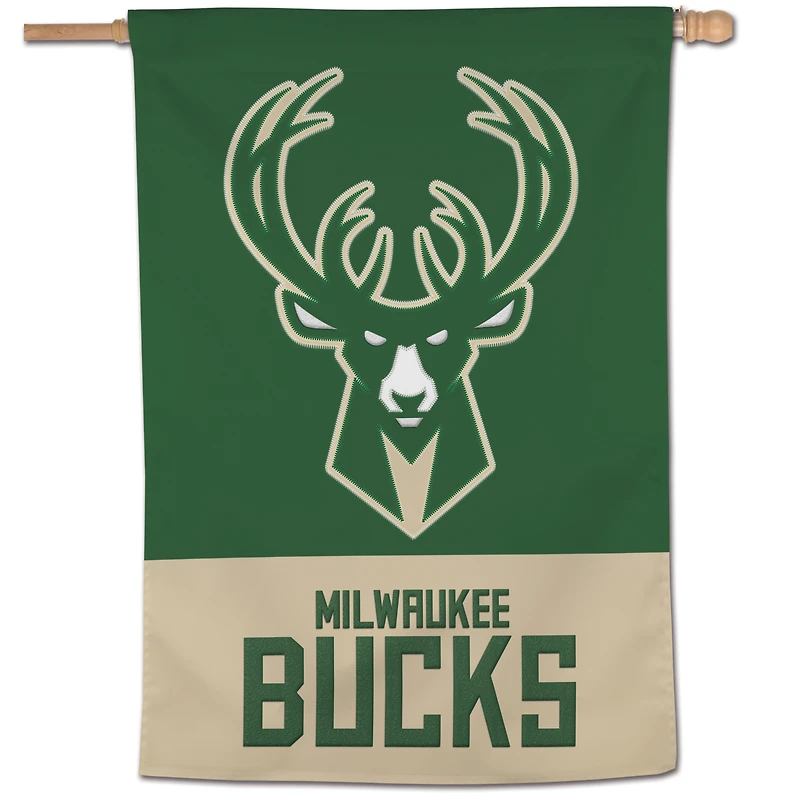 WinCraft Milwaukee Bucks 28" x 40" Applique Vertical Banner