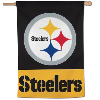 WinCraft Pittsburgh Steelers 28" x 40" Applique Vertical Banner