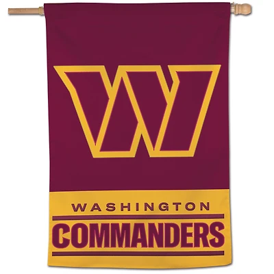WinCraft Washington Commanders 28" x 40" Applique Vertical Banner