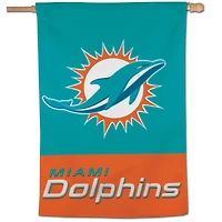 WinCraft Miami Dolphins 28" x 40" Applique Vertical Banner
