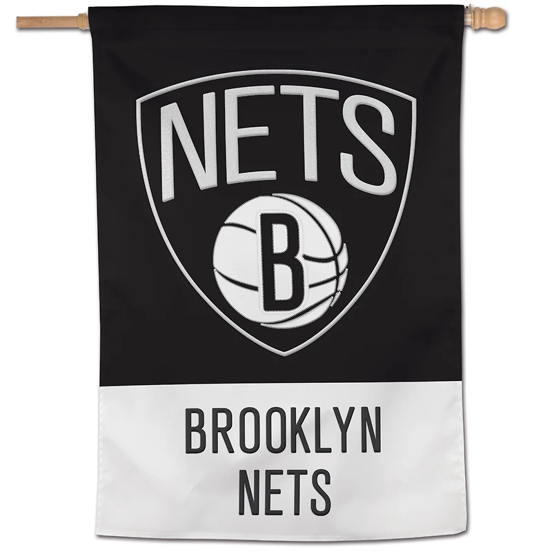 WinCraft Brooklyn Nets 28" x 40" Applique Vertical Banner