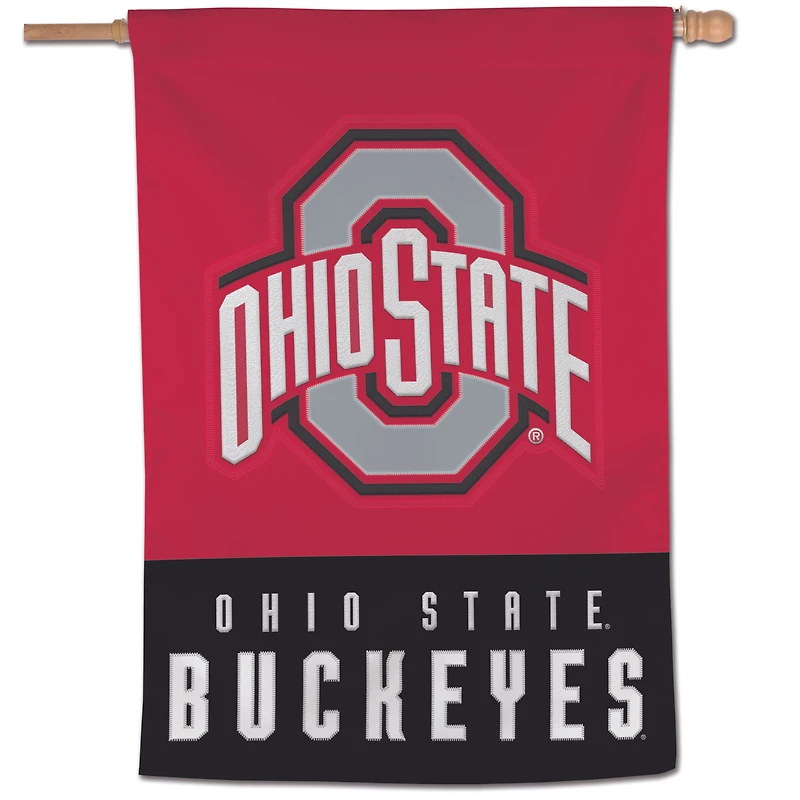 WinCraft Ohio State Buckeyes 28" x 40" Applique Vertical Banner