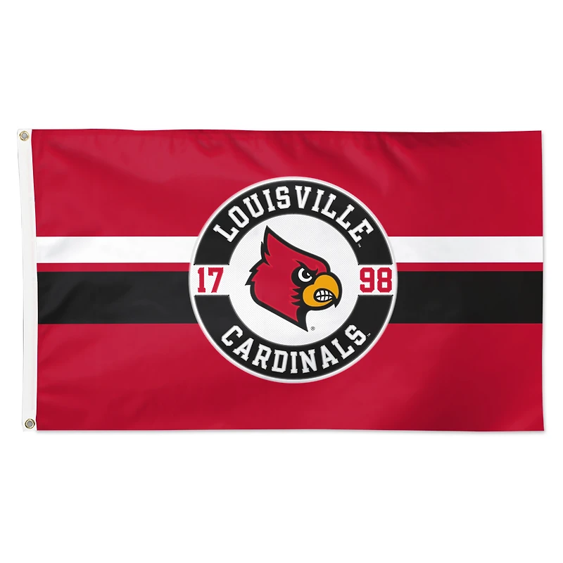 WinCraft Louisville Cardinals 3' x 5' Applique Flag