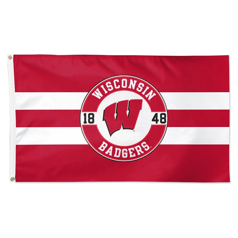 WinCraft Wisconsin Badgers 3' x 5' Applique Flag