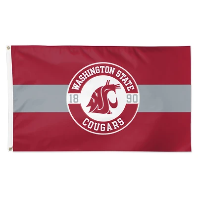WinCraft Washington State Cougars 3' x 5' Applique Flag