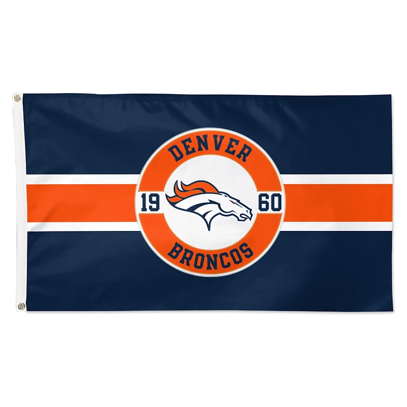 WinCraft Denver Broncos 3' x 5' Applique Flag