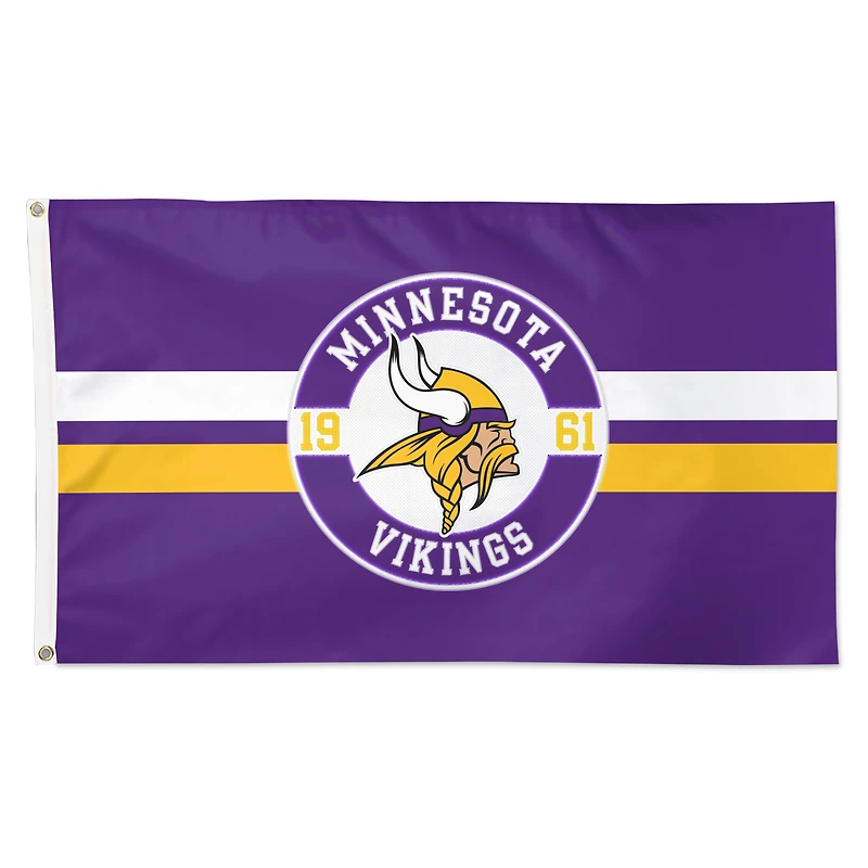 WinCraft Minnesota Vikings 3' x 5' Applique Flag