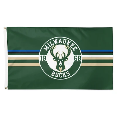 WinCraft Milwaukee Bucks 3' x 5' Applique Flag