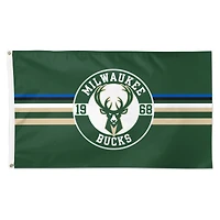 WinCraft Milwaukee Bucks 3' x 5' Applique Flag