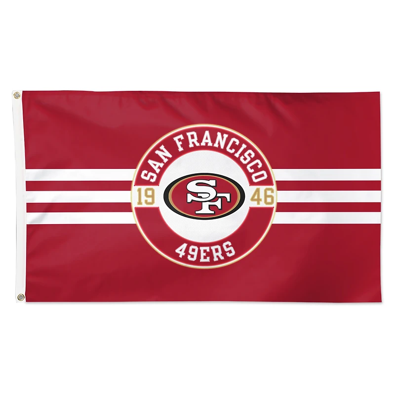 WinCraft San Francisco 49ers 3' x 5' Applique Flag