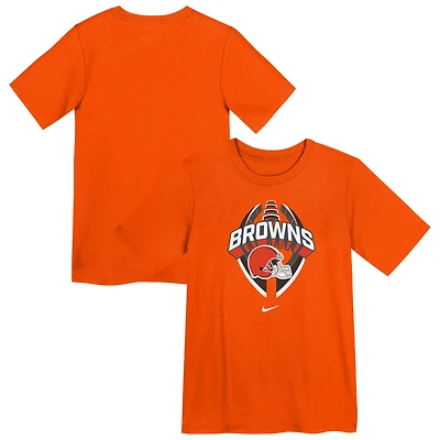 Preschool Nike Orange Cleveland Browns Icon Legend Performance T-Shirt