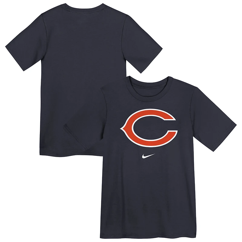 Preschool Nike Navy Chicago Bears Primary Logo Legend Performance T-Shirt